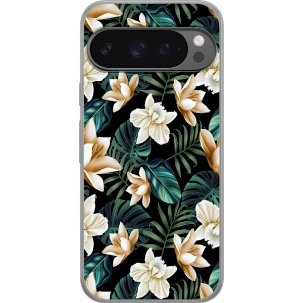 Google Pixel 9 Pro XL Gennemsigtig cover Blomster