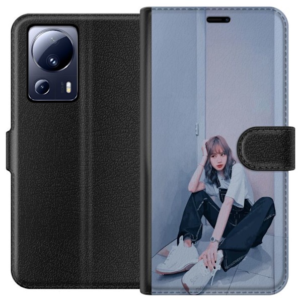 Xiaomi 13 Lite Tegnebogsetui Lisa from Blackpink – K-pop Sty