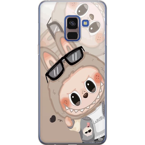Samsung Galaxy A8 (2018) Läpinäkyvä kuori Labubu Rainbow Ch