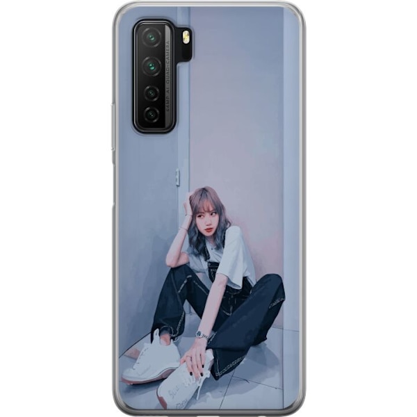 Huawei P40 lite 5G Genomskinligt Skal Lisa from Blackpink – K-pop Style Icon