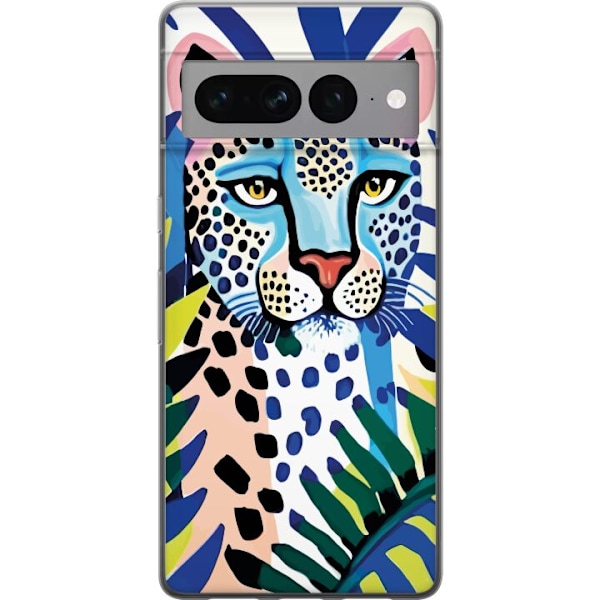 Google Pixel 7 Pro Genomskinligt Skal Vivid Leopard