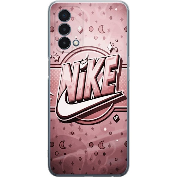 OnePlus Nord N200 5G Genomskinligt Skal Nike Rosa