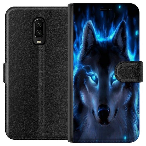 OnePlus 6T Lompakkokotelo susi