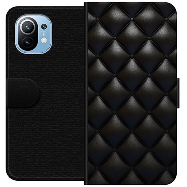 Xiaomi Mi 11 Lompakkokotelo Nahka Musta