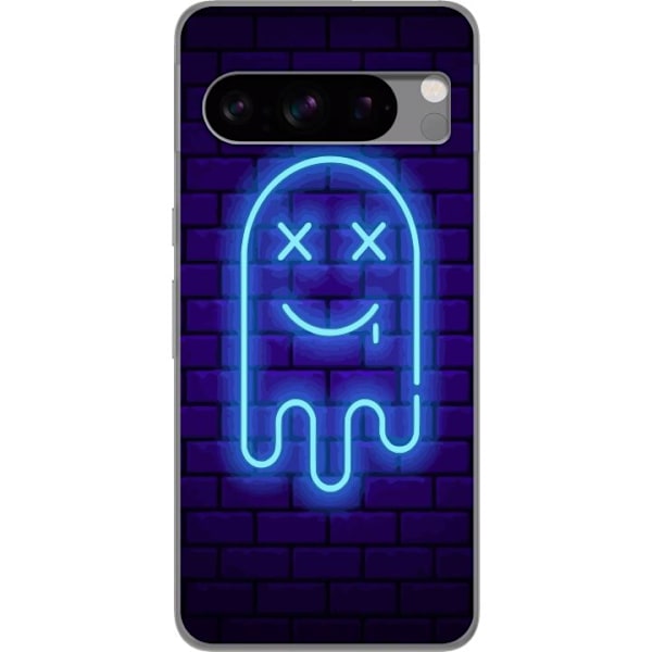 Google Pixel 8 Pro Gennemsigtig cover Spøgelse i neon