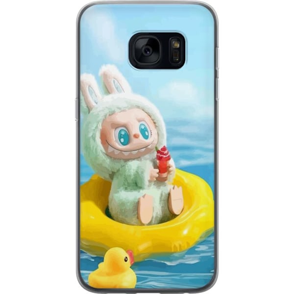 Samsung Galaxy S7 Läpinäkyvä kuori Labubu Stripe Attack - R