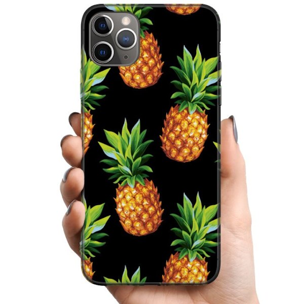 Apple iPhone 11 Pro Max TPU Mobildeksel Ananas
