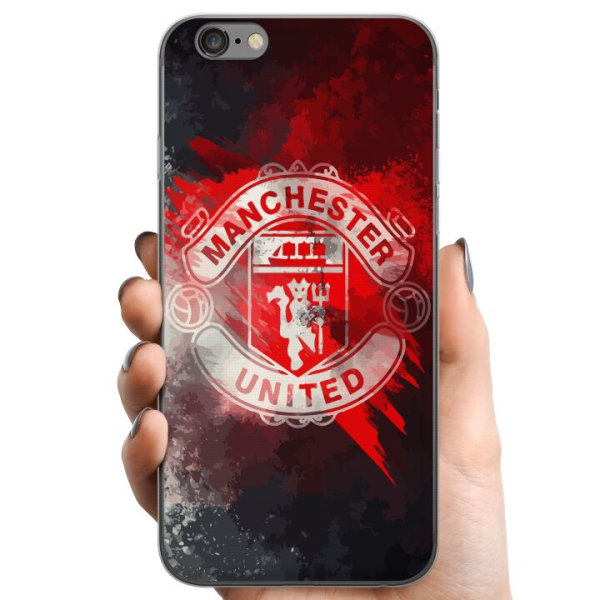 Apple iPhone 6s Plus TPU Mobilcover Manchester United FC