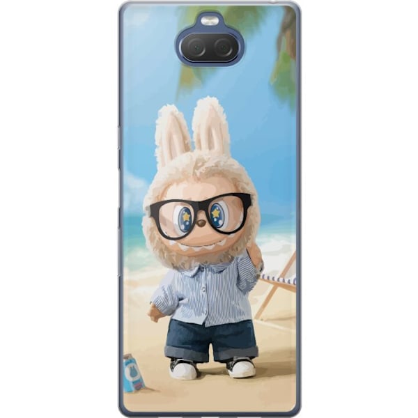 Sony Xperia 10 Plus Läpinäkyvä kuori Labubu Tummat Unelmat