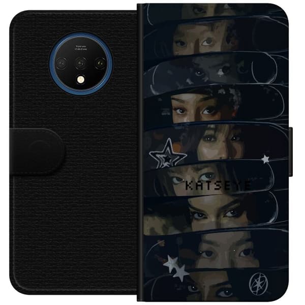 Kompatibel Tegnebogsetui til OnePlus 7T KATSEYE sort
