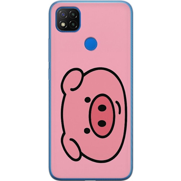 Xiaomi Redmi 9C Genomskinligt Skal Kawaii Piggy