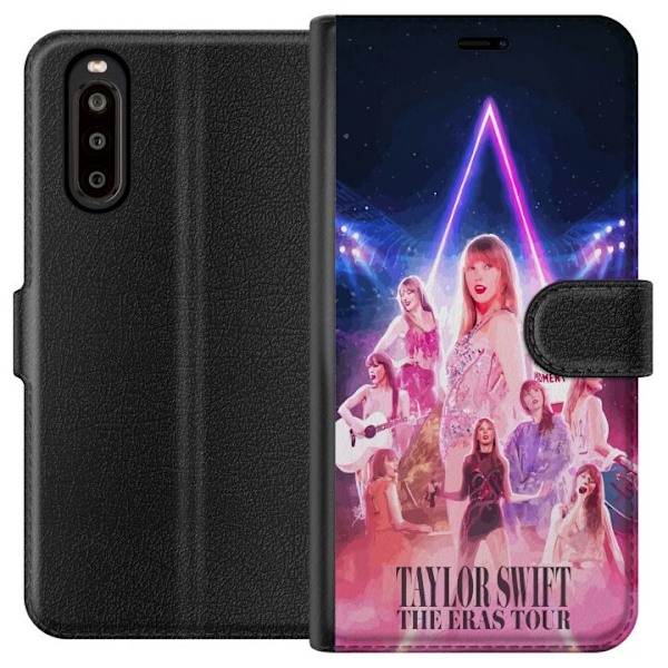 Sony Xperia 10 II Tegnebogsetui Taylor Swift Galaxy Neon