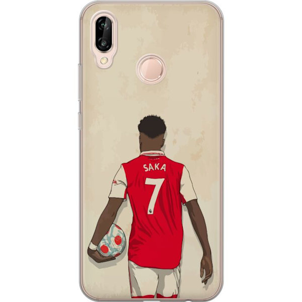 Huawei P20 lite Läpinäkyvä kuori Arsenal FC Jalkapallo Arsenal FC Motiivi Pelaaja Premier League Englanti Suosittu Urheilulaji Jalkapallotähti Lon