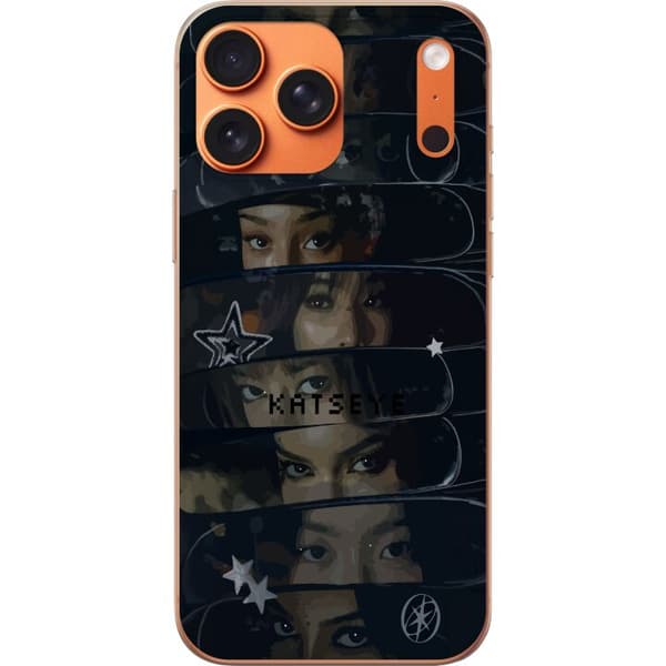 Kompatibel Mobilcover til Apple iPhone 17 Pro Max KATSEYE sort
