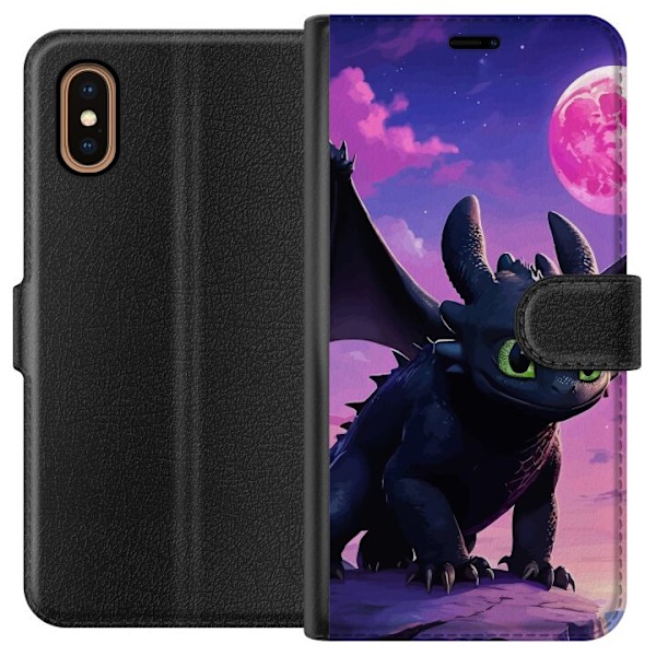 Apple iPhone XS Max Plånboksfodral How to Train Your Dragon (Draktränaren)