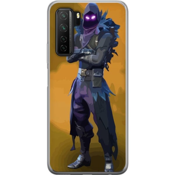 Huawei P40 lite 5G Läpinäkyvä kuori Fortnite - Raven