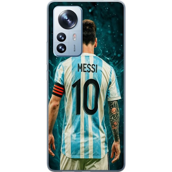 Xiaomi 12 Pro Gennemsigtig cover Messi