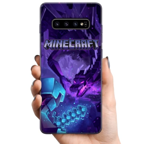 Samsung Galaxy S10 TPU Mobilskal Minecraft