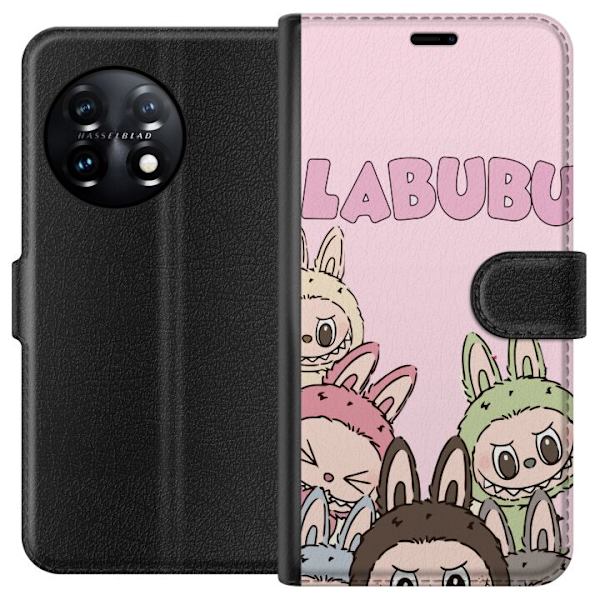 OnePlus 11R Lompakkokotelo Labubu Pop Mart Hahmot Keräilykohteet Suosittu Hahmosarja Suunnittelu Pop Mart Leikkikalutaide Aihe