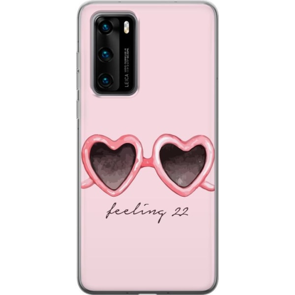 Huawei P40 Gennemsigtig cover Taylor Swift - Feeling 22