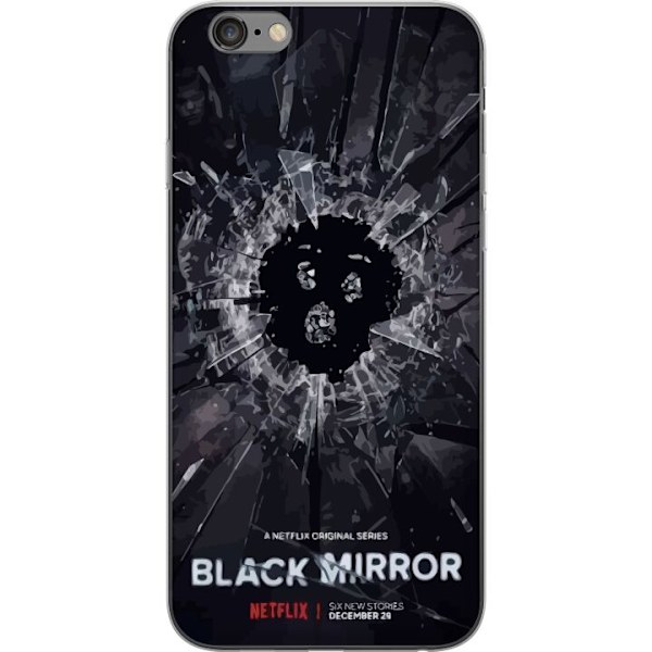 Apple iPhone 6s Plus Läpinäkyvä kuori Black Mirror Sci-Fi Netflix -sarja Dystopia Teknologia Cyberpunk Synkkä TV Videopeli Teema