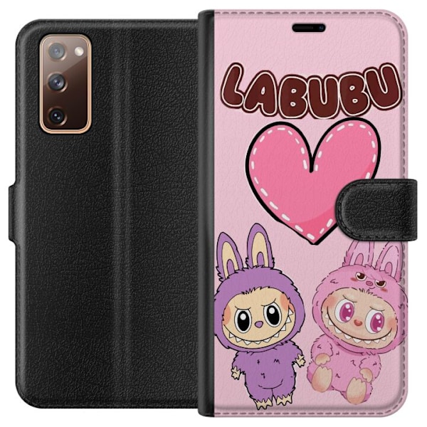 Samsung Galaxy S20 FE Tegnebogsetui Labubu Pink Monster