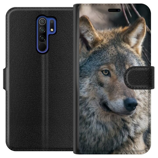 Xiaomi Redmi 9 Plånboksfodral Varg