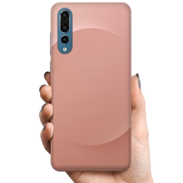 Huawei P20 Pro TPU Mobilskal Rosa Prick