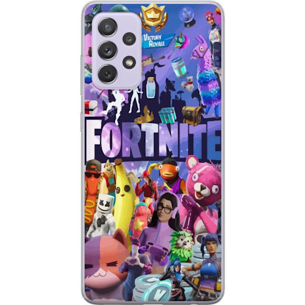 Samsung Galaxy A52s 5G Läpinäkyvä kuori Fortnite Hahmot Peliteema Ikonit Peli Suunnittelu Suosittu Taistelurojalainen Lapset Pelihahmojen Teema
