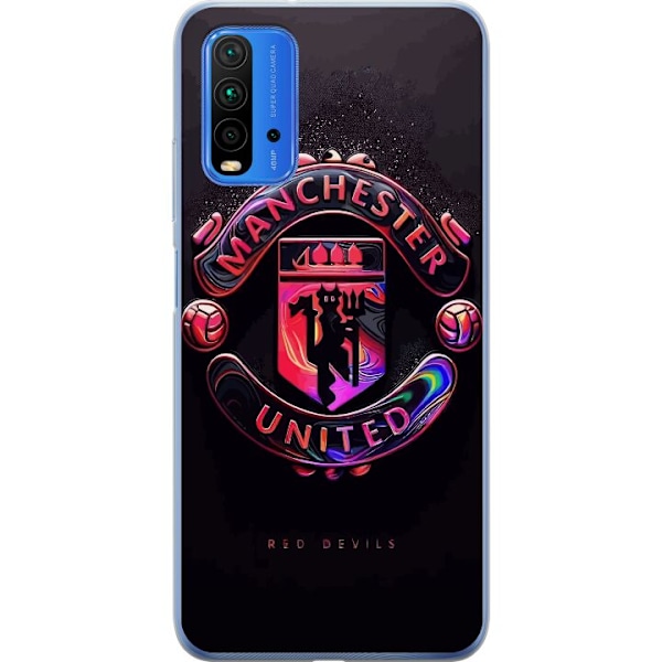 Xiaomi Redmi 9T Läpinäkyvä kuori Manchester United