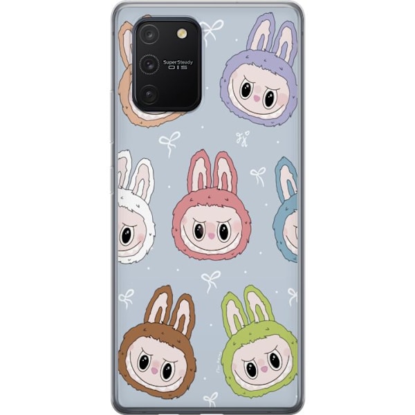 Samsung Galaxy S10 Lite Genomskinligt Skal Labubu Star Pattern