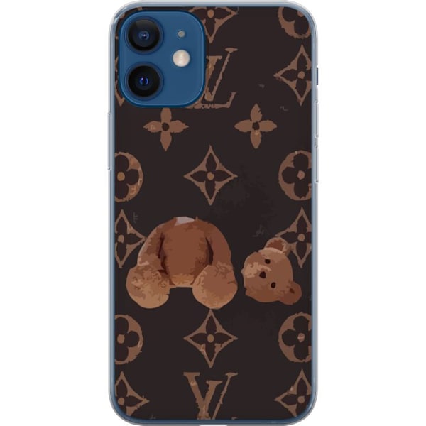 Apple iPhone 12 mini Gennemsigtig cover Teddy Trist LV Glad