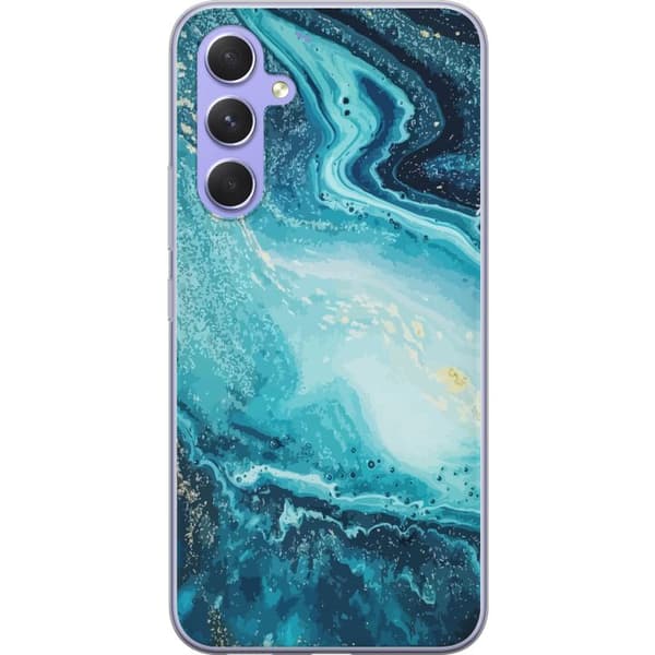 Kompatibelt Mobildeksel til Samsung Galaxy A54 Kunstmønster