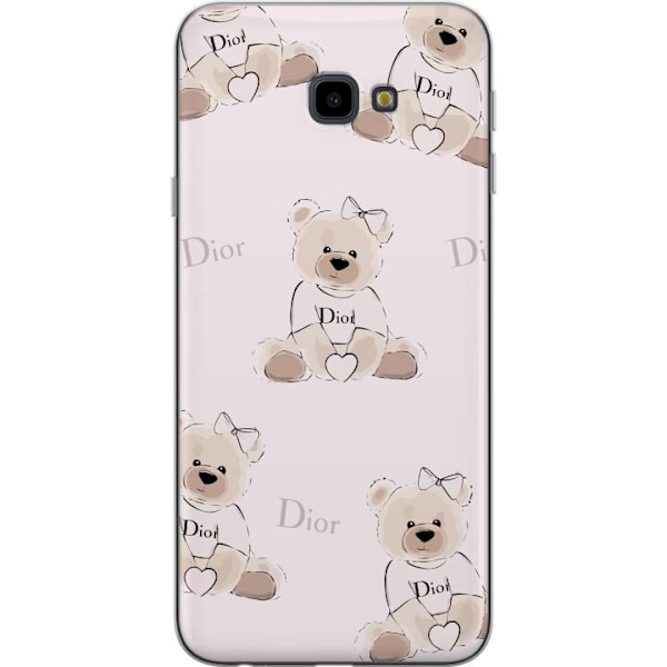Samsung Galaxy J4+ Läpinäkyvä kuori Teddy Dior Vibes - ylel
