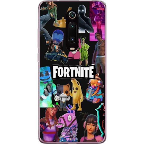 Xiaomi Mi 9T Pro  Läpinäkyvä kuori Fortnite