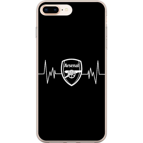 Apple iPhone 7 Plus Gennemsigtig cover Arsenal