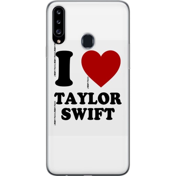 Samsung Galaxy A20s Gjennomsiktig deksel Taylor Swift