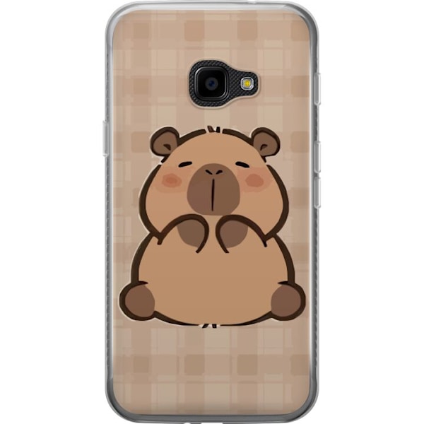 Samsung Galaxy Xcover 4 Läpinäkyvä kuori Mobilskal kawaii capybara flera figurer japansk stil