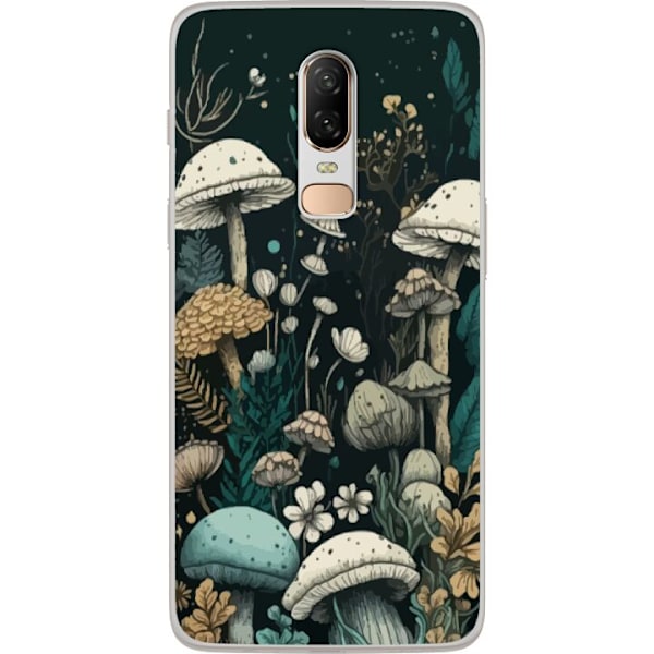 OnePlus 6 Gennemsigtig cover Svampe