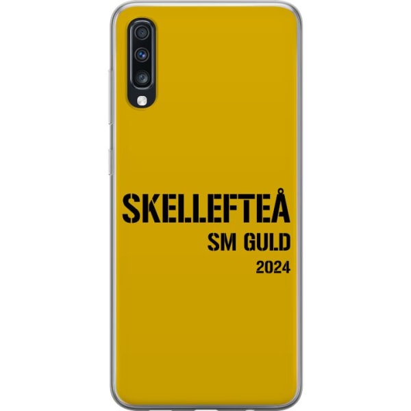 Samsung Galaxy A70 Gennemsigtig cover Skellefteå SM GULD