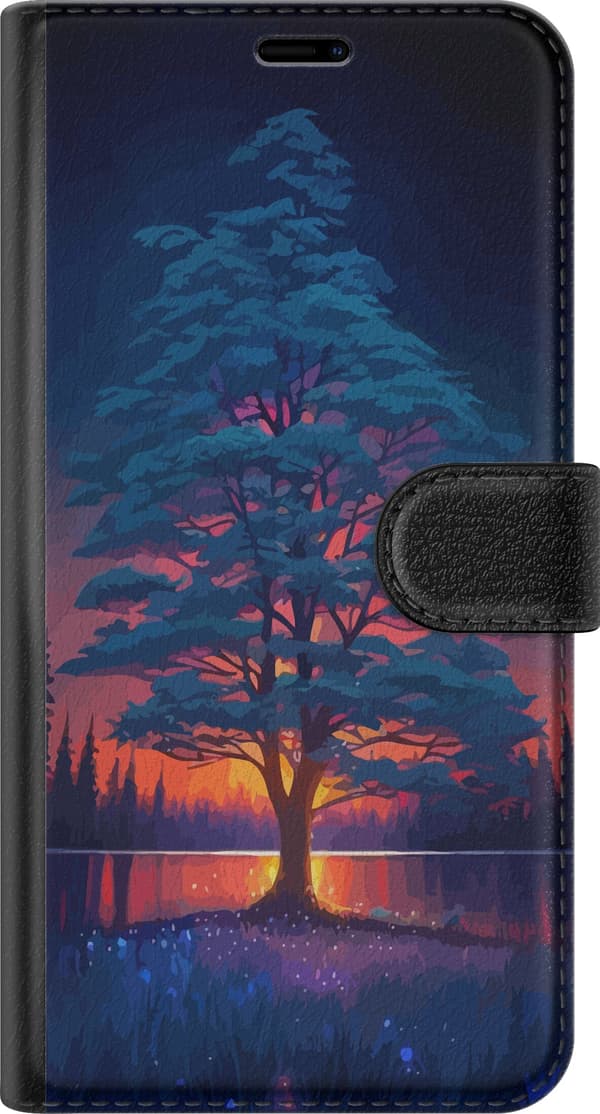 Kompatibelt Lommeboketui til Samsung Galaxy A34 Solnedgang