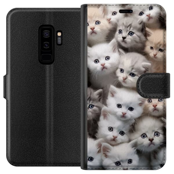 Kompatibel Tegnebogsetui til Samsung Galaxy S9+ Katte