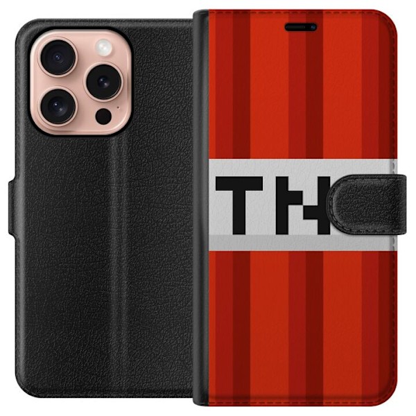 Apple iPhone 16 Pro Lompakkokotelo Minecraft TNT