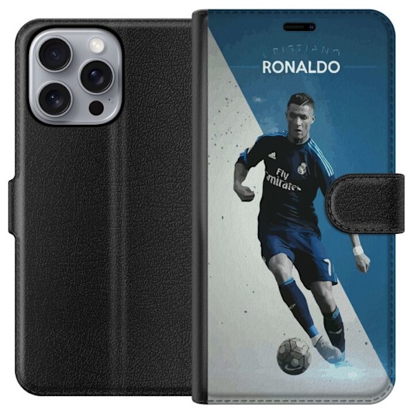 Apple iPhone 16 Pro Max Lompakkokotelo Cristiano Ronaldo