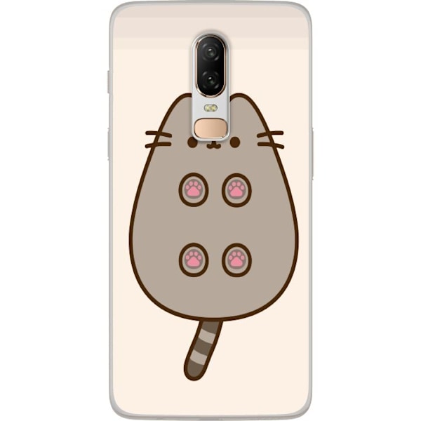 OnePlus 6 Gennemsigtig cover Kawaii Katt