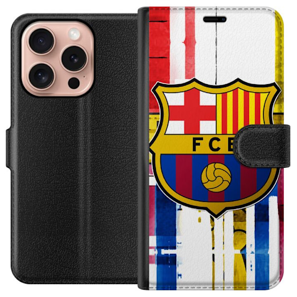 Apple iPhone 16 Pro Tegnebogsetui FC Barcelona