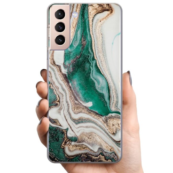 Samsung Galaxy S21 TPU Matkapuhelimen kuori Vihreä