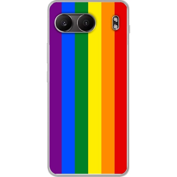 OnePlus Nord 4 Läpinäkyvä kuori Pride Flagga