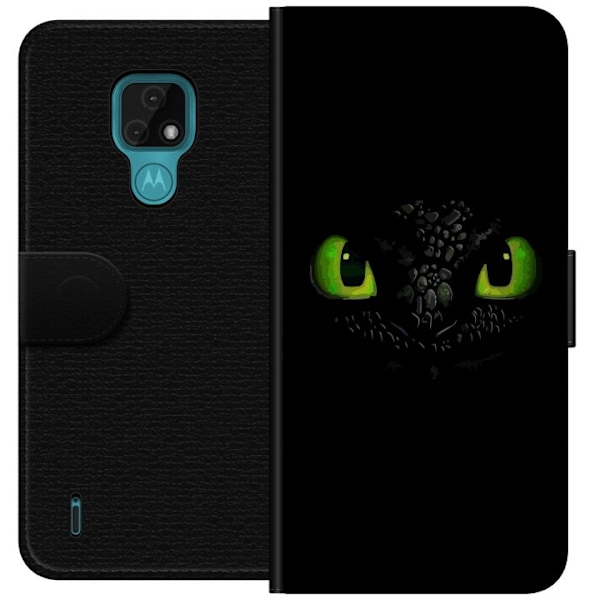 Motorola Moto E7 Tegnebogsetui Dragetræneren