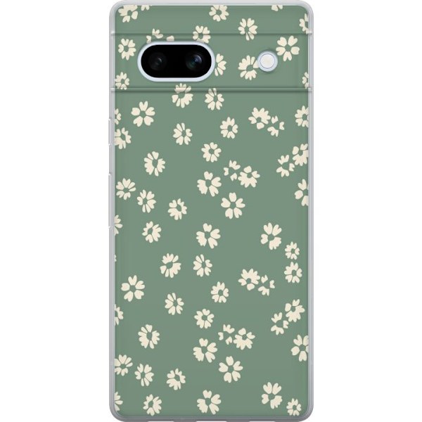 Google Pixel 7a Genomskinligt Skal Blomsterdröm – färgglatt blommönster